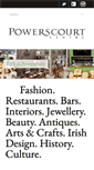 Mobile Screenshot of powerscourtcentre.ie