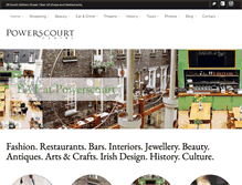 Tablet Screenshot of powerscourtcentre.ie